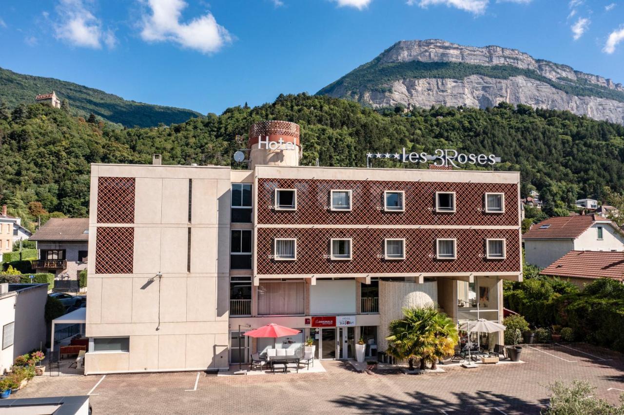 Hotel Les Trois Roses, Meylan Grenoble Exterior photo